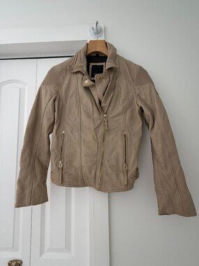 Mauritius distressed moto jacket